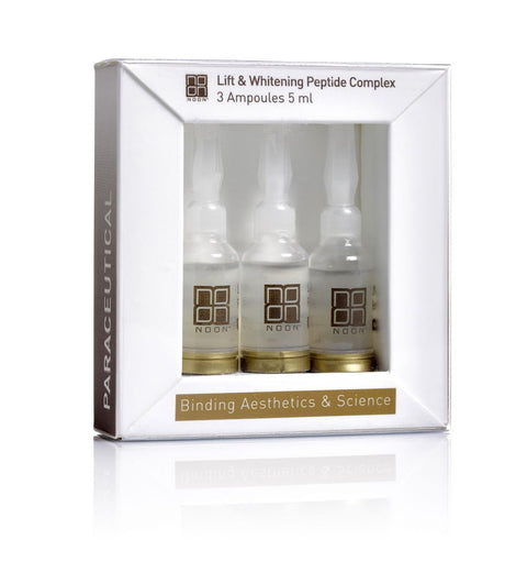 NOON Aesthetics™ Lift &amp; Whitening Peptide Complex ampulės, 3x5ml