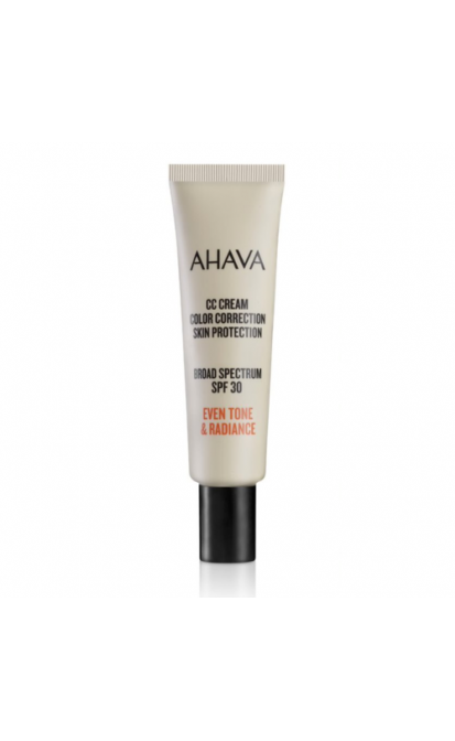 AHAVA EVEN TONE &amp; RADIANCE CC SPALVĄ SUTEIKIANTIS KREMAS SPF 30, 30 ml 