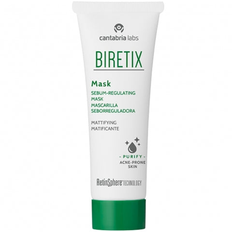 BIRETIX SEBUMĄ REGULIUOJANTI VEIDO KAUKĖ, 25 ML