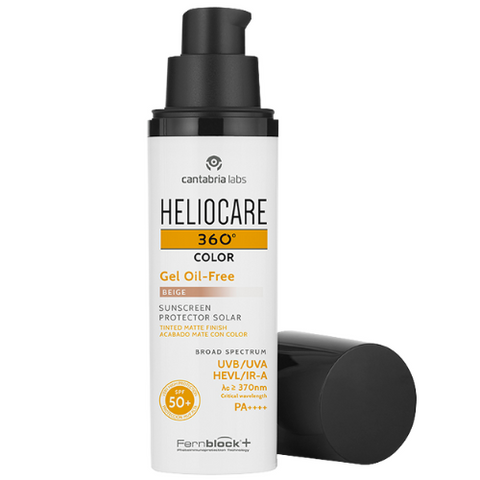 HELIOCARE 360 COLOR BE ALIEJŲ APSAUGINIS GELIS NUO SAULĖS SPF 50+, 50 ML (Beige)