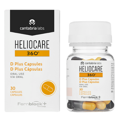 HELIOCARE 360 D PLUS MAISTO PAPILDAI, KAPSULIŲ 30